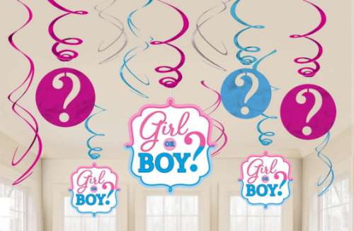 Girl or Boy Hanging Swirls - Click Image to Close